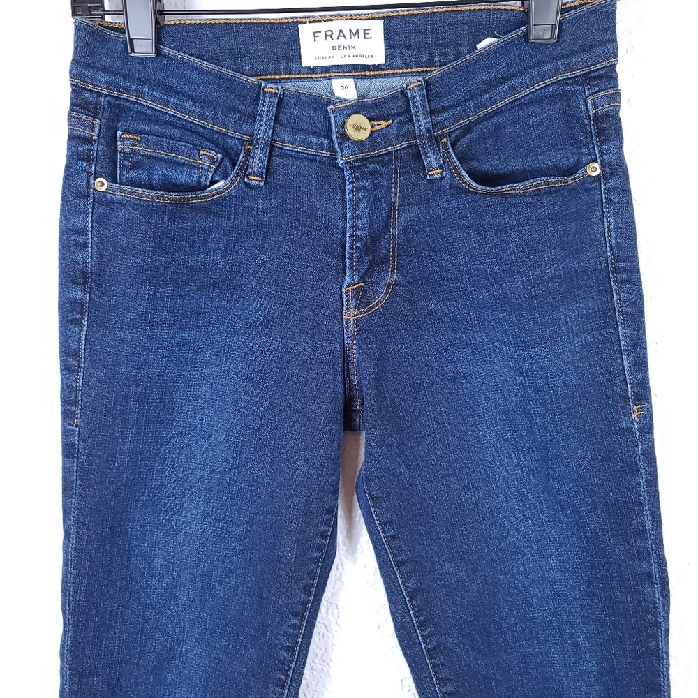FRAME Denim Le Skinny De Jeanne Marshall - Picture 2 of 10